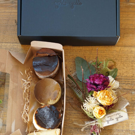 Mother’sdaybox (チーズケーキとお花) ３種類セット